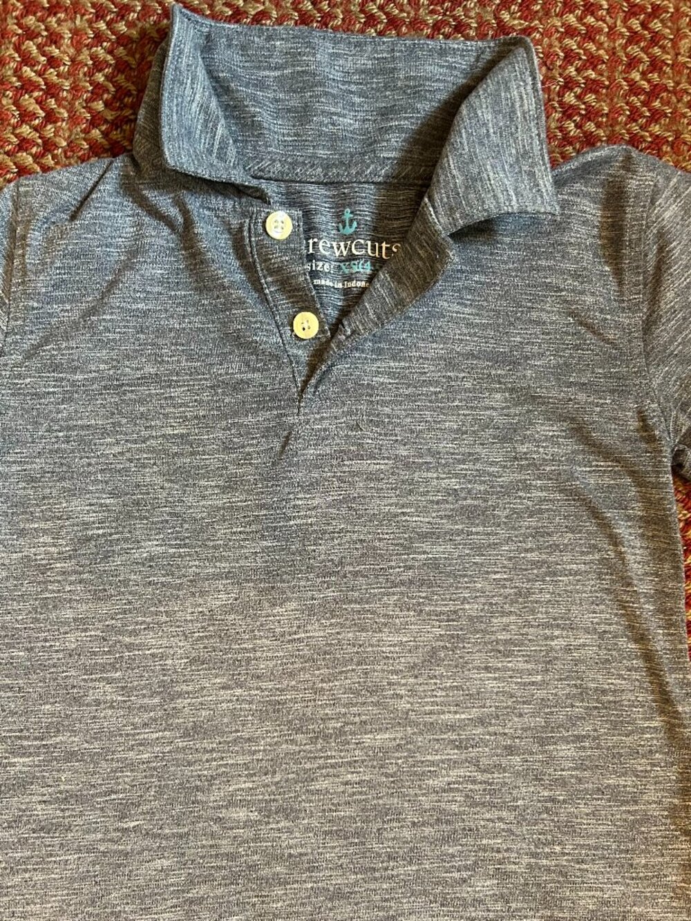 CREWCUTS Boys Gray Polo
